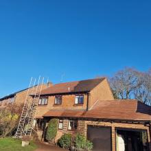 Roof Clean on House